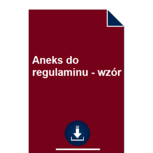 aneks-do-regulaminu-wzor