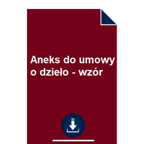 aneks-do-umowy-o-dzielo-wzor