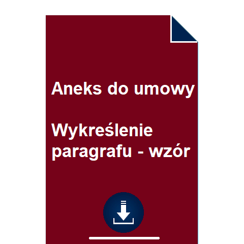 aneks-do-umowy-wykreslenie-paragrafu-wzor