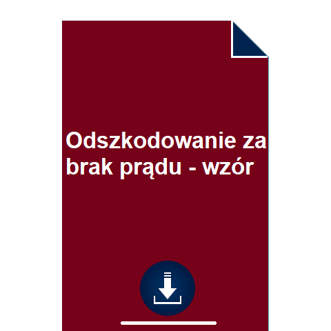 odszkodowanie-za-brak-pradu-wzor