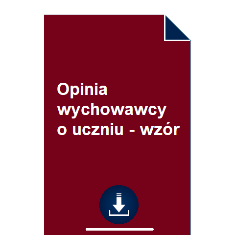 opinia-wychowawcy-o-uczniu-wzor