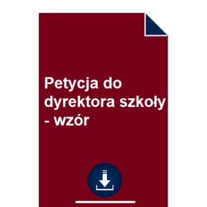 petycja-do-dyrektora-szkoly-wzor