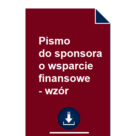 pismo-do-sponsora-o-wsparcie-finansowe-wzor