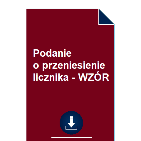 podanie-o-przeniesienie-licznika-wzor