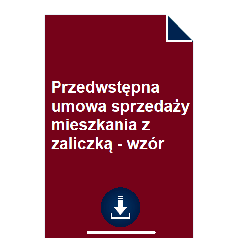 przedwstepna-umowa-sprzedazy-mieszkania-z-zaliczka-wzor