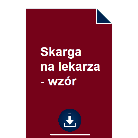 skarga-na-lekarza-wzor-pdf-doc-przyklad