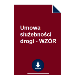 umowa-sluzebnosci-drogi-wzor