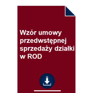 wzor-umowy-przedwstepnej-sprzedazy-dzialki-w-rod