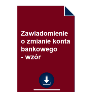 zawiadomienie-o-zmianie-konta-bankowego-wzor