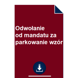 odwolanie-od-mandatu-za-parkowanie-wzor