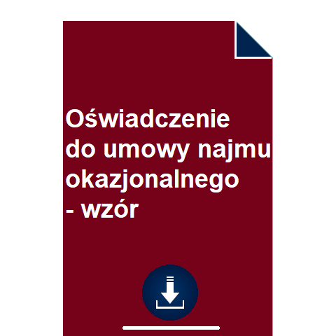 oswiadczenie-do-umowy-najmu-okazjonalnego-wzor