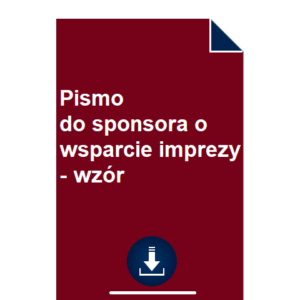 pismo-do-sponsora-o-wsparcie-imprezy-wzor