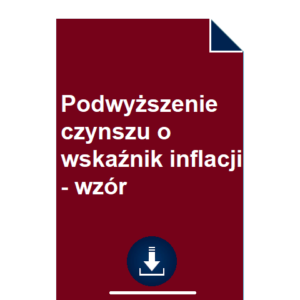 podwyzszenie-czynszu-o-wskaznik-inflacji-wzor