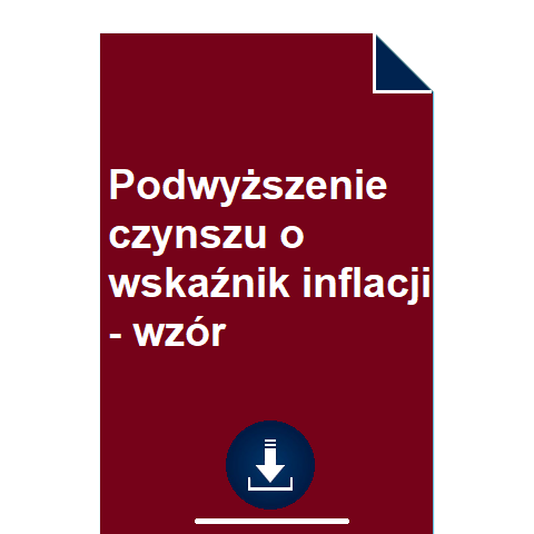 podwyzszenie-czynszu-o-wskaznik-inflacji-wzor