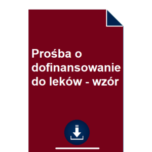 prosba-o-dofinansowanie-do-lekow-wzor