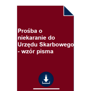 prosba-o-niekaranie-do-urzedu-skarbowego-wzor-pisma