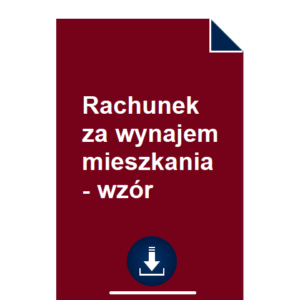 rachunek-za-wynajem-mieszkania-wzor