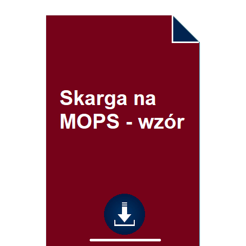 skarga-na-mops-wzor