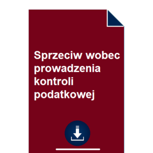 sprzeciw-wobec-prowadzenia-kontroli-podatkowej