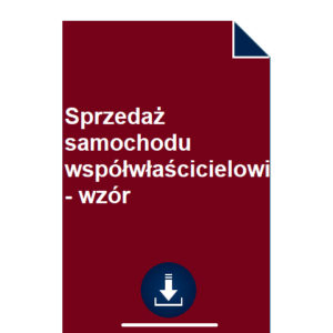 sprzedaz-samochodu-wspolwlascicielowi-wzor