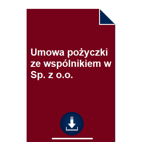 umowa-pozyczki-ze-wspolnikiem-w-sp-z-o-o