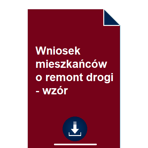 wniosek-mieszkancow-o-remont-drogi-wzor