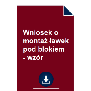 wniosek-o-montaz-lawek-pod-blokiem-wzor