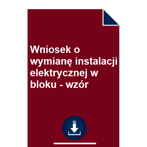 wniosek-o-wymiane-instalacji-elektrycznej-w-bloku-wzor