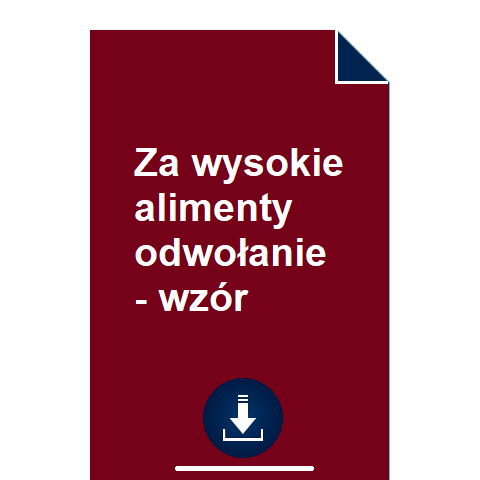 za-wysokie-alimenty-odwolanie-wzor