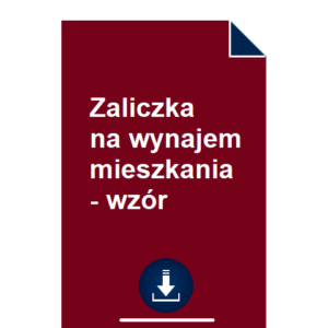 zaliczka-na-wynajem-mieszkania-wzor