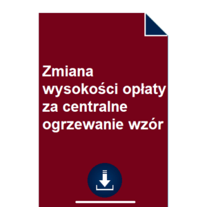 zmiana-wysokosci-oplaty-za-centralne-ogrzewanie-wzor