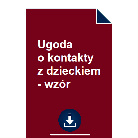 ugoda-o-kontakty-z-dzieckiem-wzor