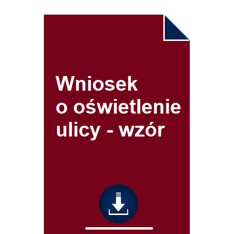 wniosek-o-oswietlenie-ulicy-wzor