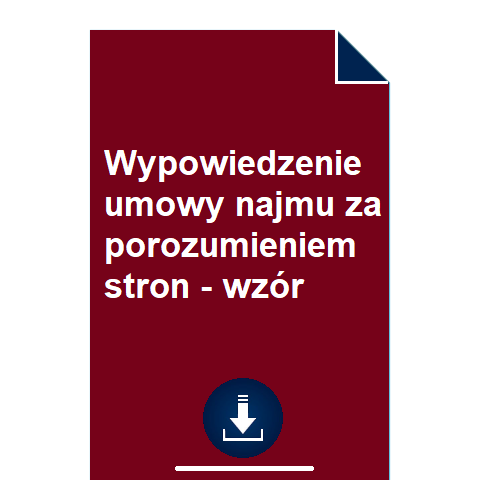 wypowiedzenie-umowy-najmu-za-porozumieniem-stron-wzor