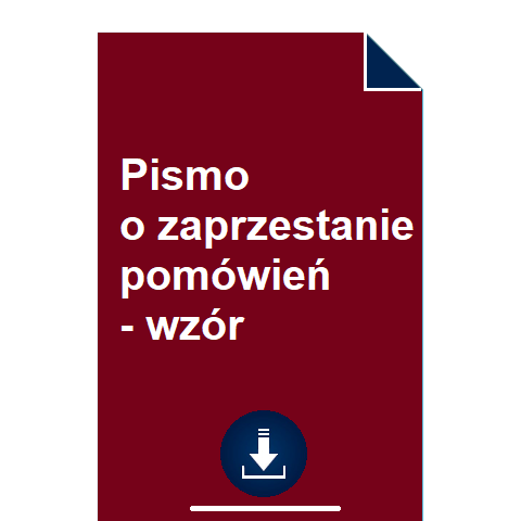 pismo-o-zaprzestanie-pomowien-wzor