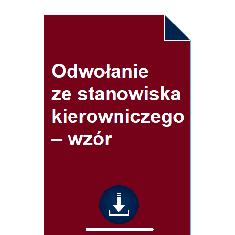 odwolanie-ze-stanowiska-kierowniczego-wzor